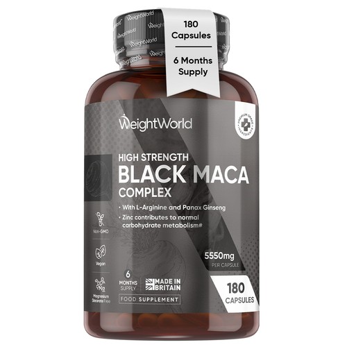 Maca root capsules - 5550mg, 180