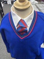 Royal  v-neck School jumper