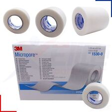 3M Micropore Surgical Tape Eyelash 1.25cm, 2.5cm or 5cm Medical White Premium