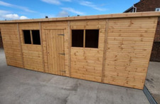 Pinelap Mixi Pent Shed Garden Shed Fully T&G from 4ft to 20ft Pent Hut