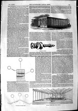 Original Old Antique Print