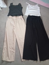 Ladies wide leg trousers and