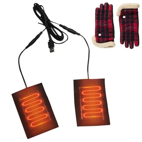 Usb heated glove - heated, pad