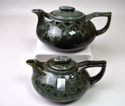 Two stoneware teapots - teapots, circa