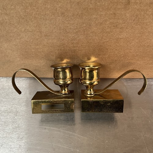 Vintage solid brass match - vintage, box