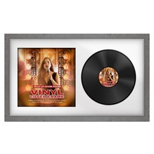 30x17 Vinyl Record Album Cover & Display Frame Memorabilia wall Art for Lp 12''
