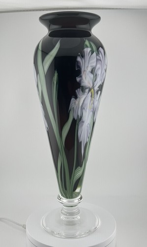 Okra glass large vase 2007 - okra,