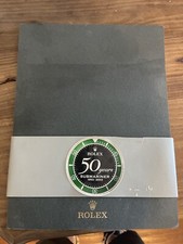 Rolex 50th Anniversary Submariner Dealer Brochure W/ CD High Res images 16610LV