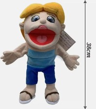 38cm Jeffys Mum Hand Puppet Plush Cosplay Toy Game Stuffed Jeffy Doll Kids Toys