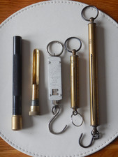 VINTAGE SALTER FISHING SCALES, LITTLE SAMSON, PRIEST WITH SPOON