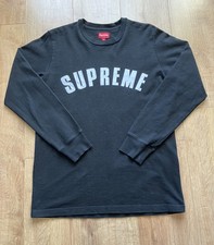 Supreme Arch Logo Long Sleeve T shirt.  Black. Medium.