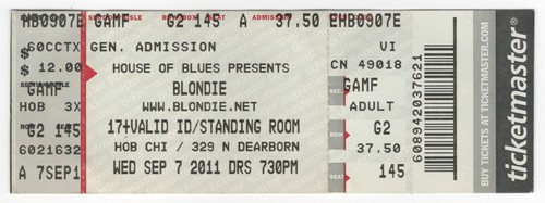 Blondie chicago il - blondie, 9/7/11