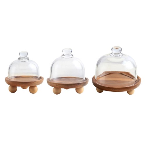 Wooden cake stand - cake,