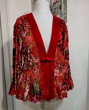 Dreamkeeper Red Devore Velvet