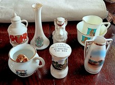 7x Vintage  Crested Ware China