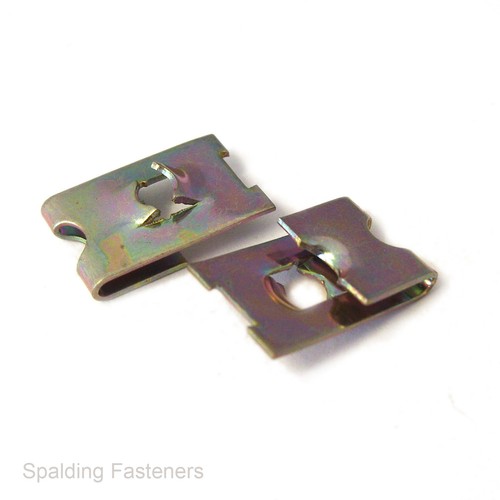 Zinc plated steel clips - plated,
