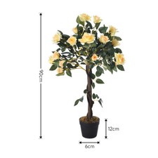 Tall Artificial Rose Bush Tree