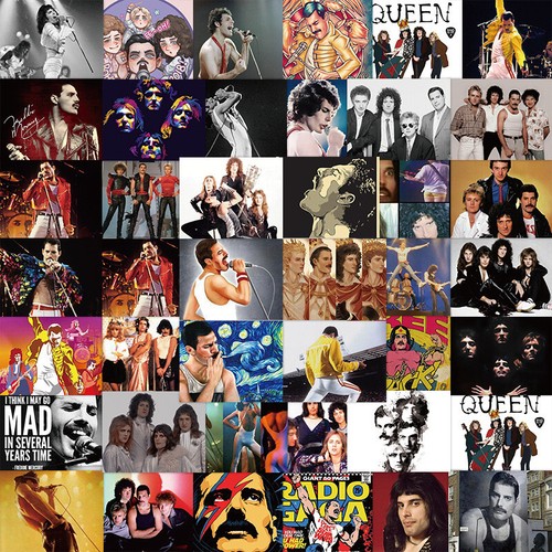52pcs queen rock - band, freddie