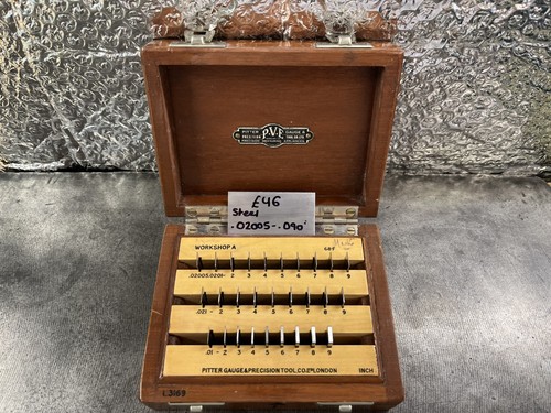 Steel slip gauge - slip, set