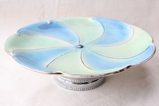 Vintage Iridescent Cake Plate