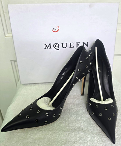 Mcqueen black leather - mcqueen,