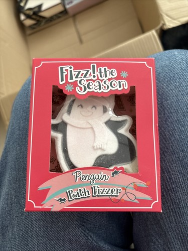 Penguin christmas bath fizzer - christmas,