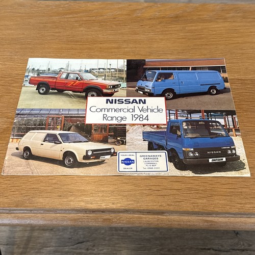 Nissan commercial range - nissan, 1984