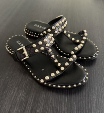 Daniel Leather Studded Sandals