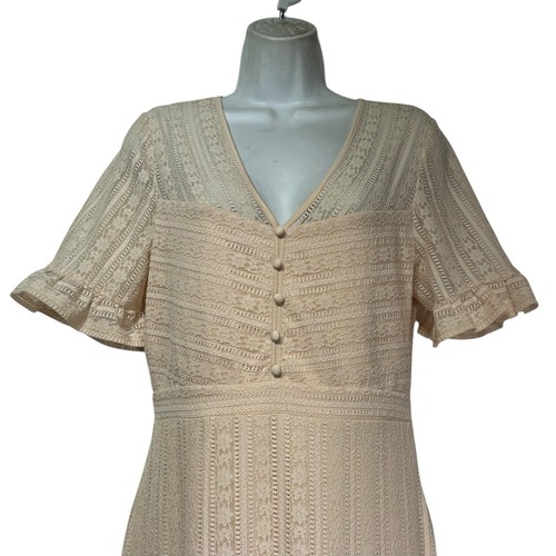Bcbg max azria cream lace - azria,