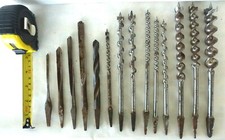 14 Vintage Wood Drills
