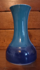 Thomas Keramik Vase 1970s Mid Century Modern MCM Brown Floral Deco 12cm