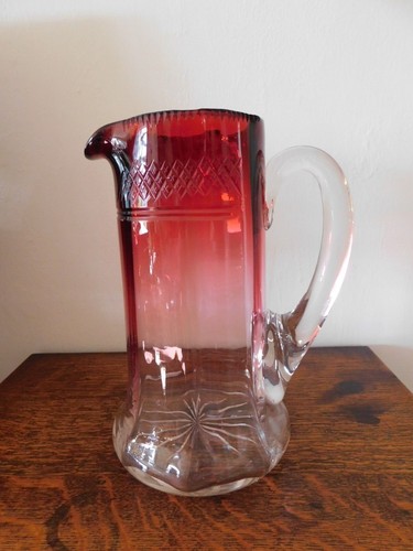 Antique cranberry clear - antique, &