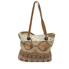 Myra Bardic Brown Canvas Tote
