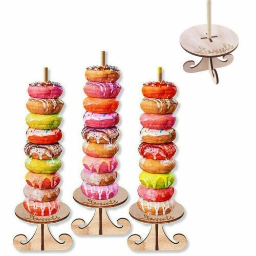 Wooden stand rack diy - wooden, donut