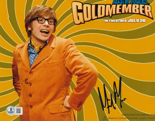 Mike myers signed austin - myers, (austin