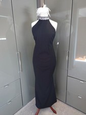 Quiz Dress 16 Black Diamante