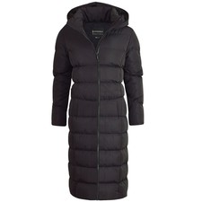 Womens Maxi Long Hood Puffer