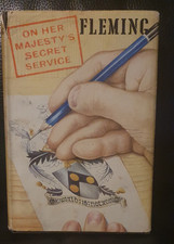 1963 ON HER MAJESTY'S SECRET SERVICE By Ian Fleming JAMES BOND 1st Edition + D/W