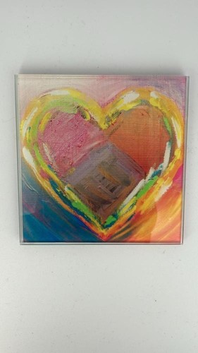 Art coaster glass heat - coaster,