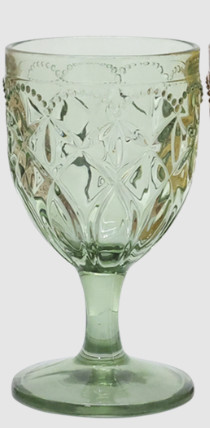 Colourful wine glass pretty - colourful, x1