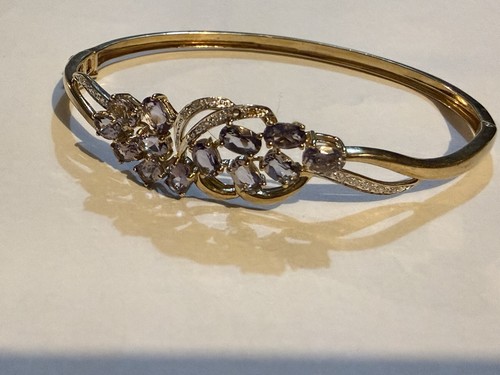Ladies 9ct gold tanzanite - ladies,