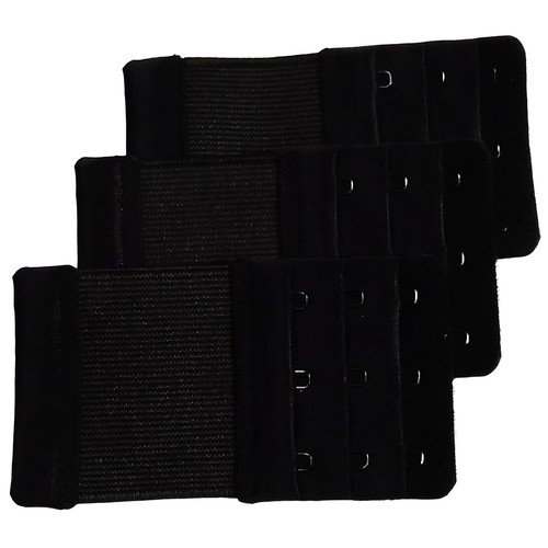 Black bra extenders - black,