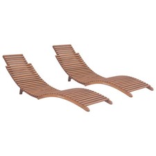 Folding Sun Lounger with Table