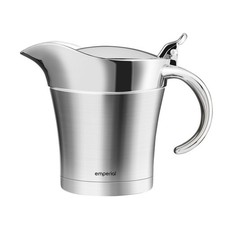 Emperial Gravy Boat with Lid 500ml Stainless Steel Double Wall Insulated