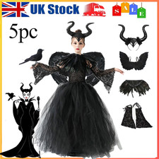 New 5Pc Set Kids Maleficent