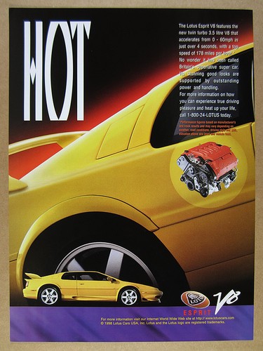 1998 lotus esprit twin - esprit, v8