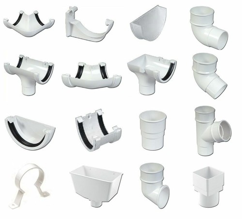 White half 112mm round plastic - white,