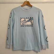 COOL SHIRTZ BLUE STAY HYDRATED LONG SLEEVED TOP | SIZE XXS | GREAT CONDITION
