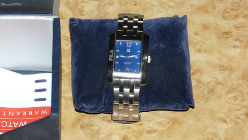 Fila stainless steel blue - stainless, date