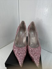 moda in pelle 8 Shoes Arizona Pink Glitter Size 41/8 - 245